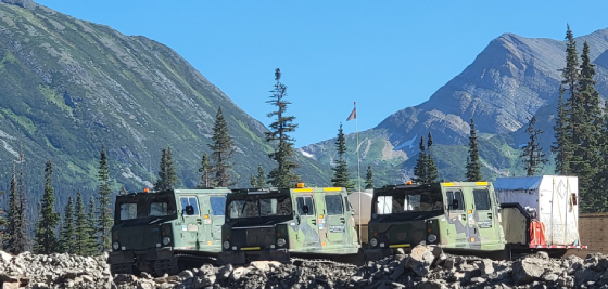 Hagglund Vehicles Parked Side by Side